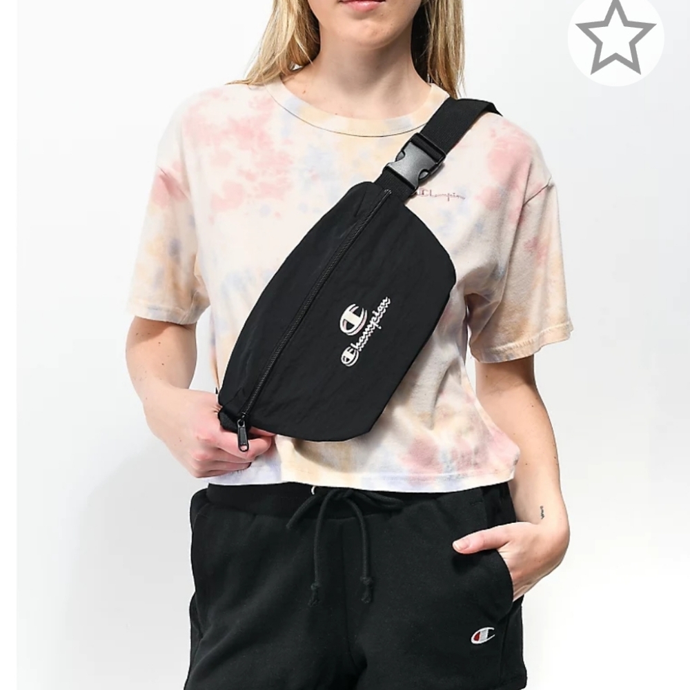NWT Champion Black Pink Belt Bag / Fanny Pack / Crossbody